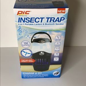 Insect Trap & Portable Lantern, Bluetooth Speaker